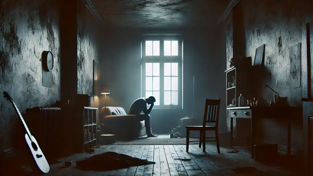 暗い部屋
